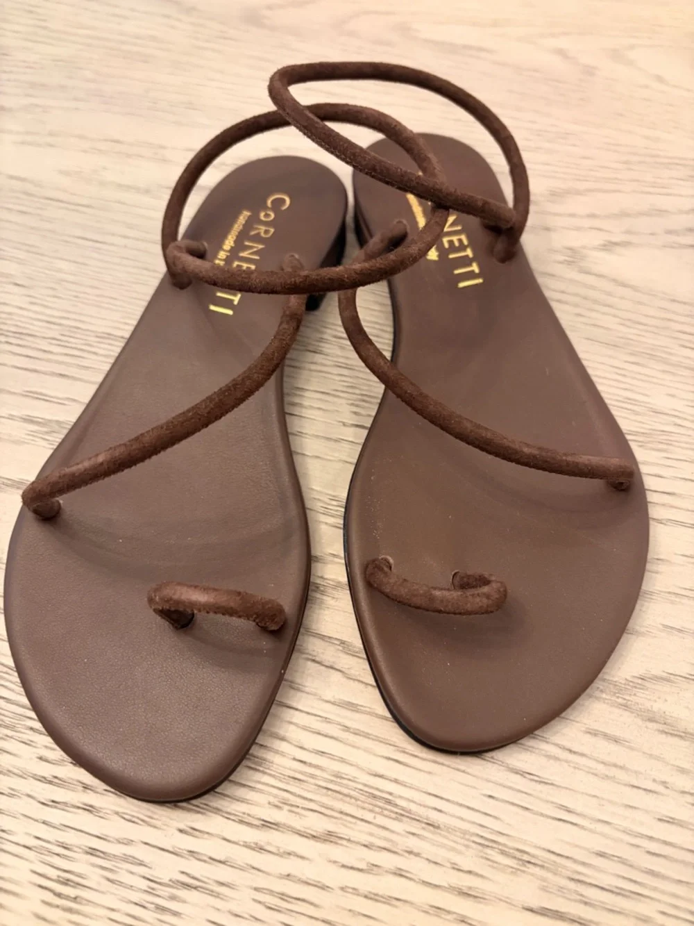 NWT CoRNETTI Romelide Sandal In Chocolate Size 36 (6) - Picture 6 of 11
